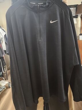 Nike Black Quarter-Zip Dri-FIT Running Pullover